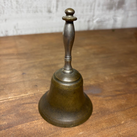 Antique Brass School Bell