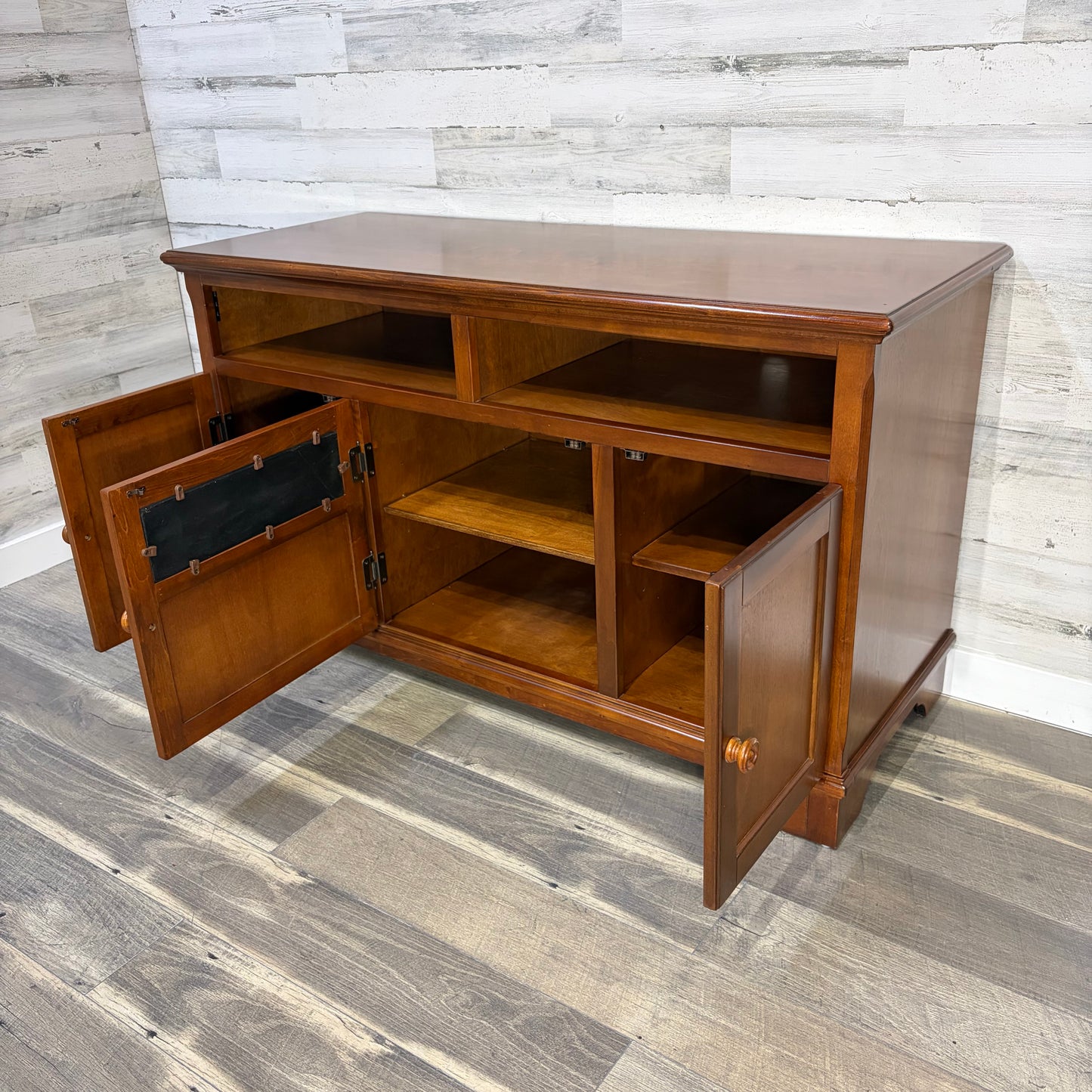 Wood & Stone Tv Stand