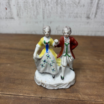 Vintage Man And Women Dancing Porcelain Figurine