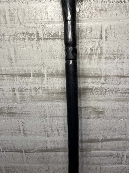 Carved Ebony Wood Walking Stick/ Cane