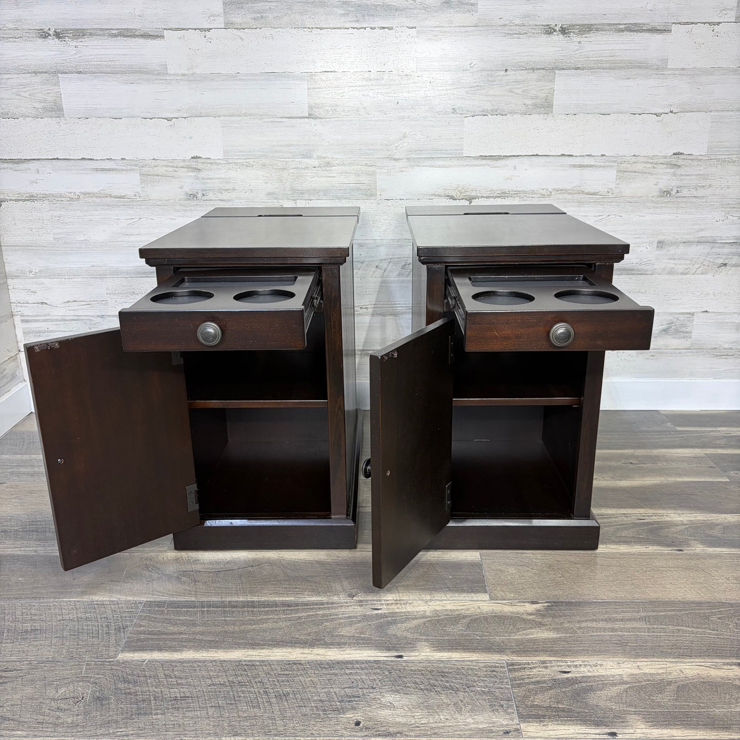 Set Of 2 Power End Tables/ Nightstands