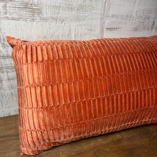 Soft Orange Lumbar Pillow