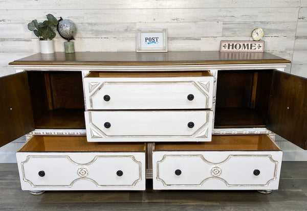 Antique White Buffet