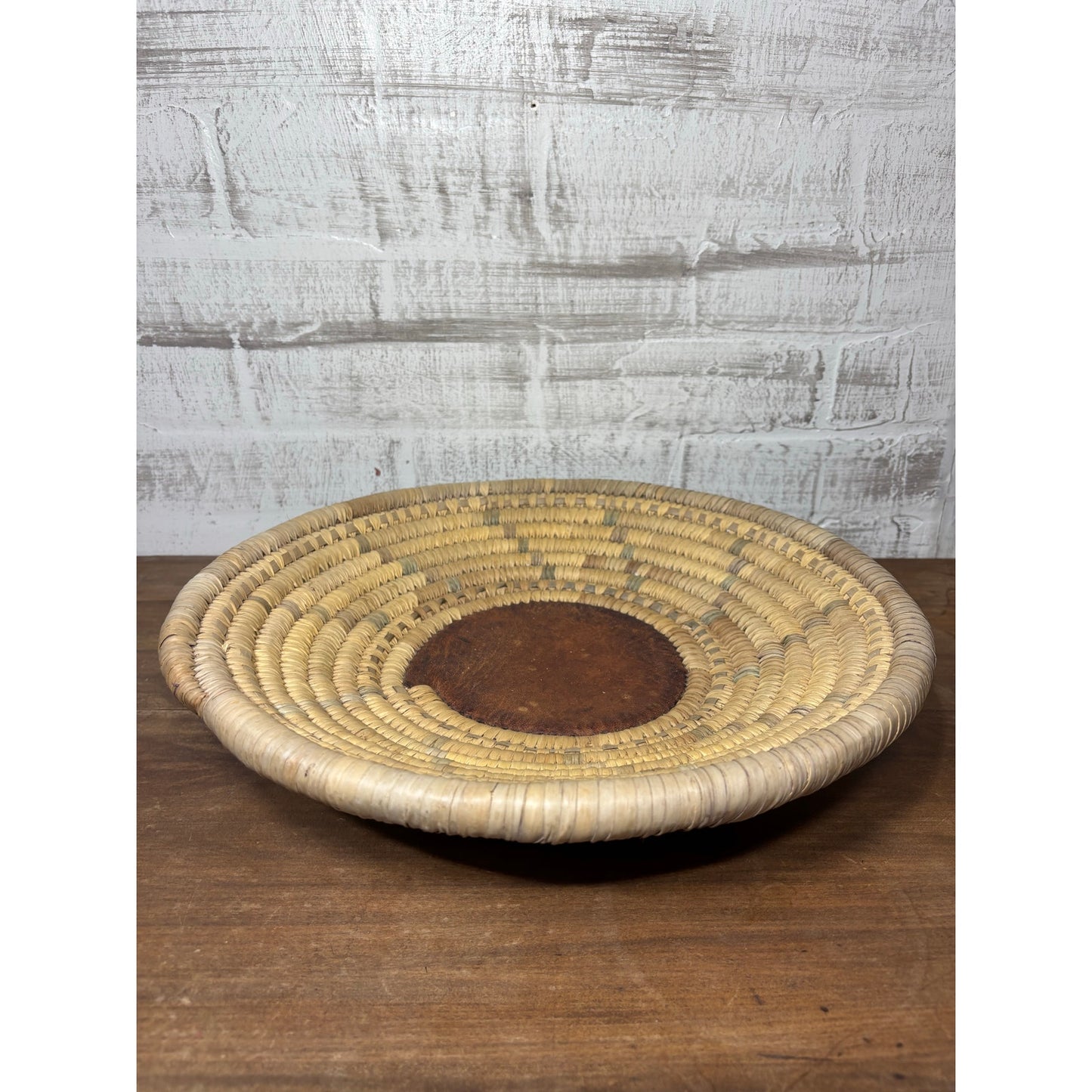 Woven Coil Boho Wall Decor Basket