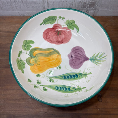 Bizzirri Italy Large Ceramic Vegetable Bowl
