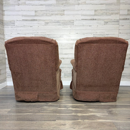 Set Of 2 Vintage Rocking/Swivel Chairs