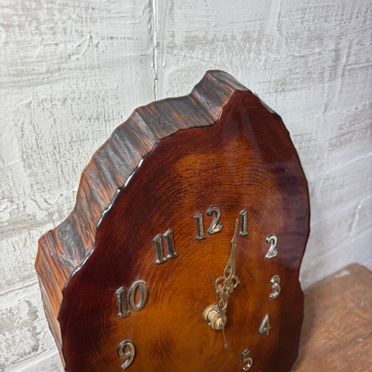 Live Edge Wooden Wall Clock