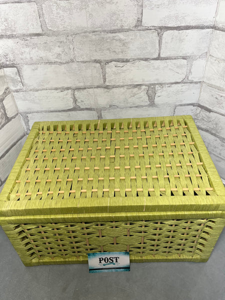 Green Woven Storage Box
