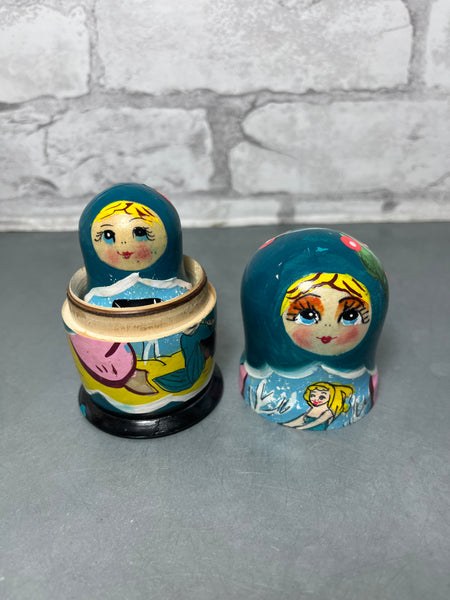 Mermaid Treasure Matreshka Nesting Dolls