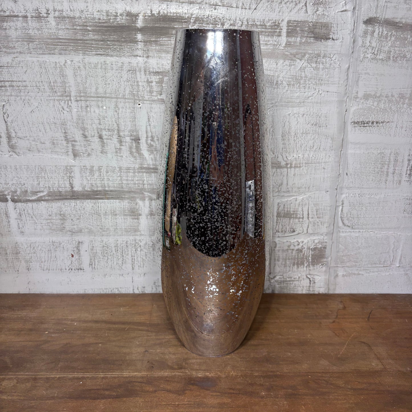 Speckled Mirror Glass Vase