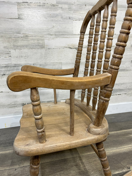 Wooden Kids Rocking Chair Antique