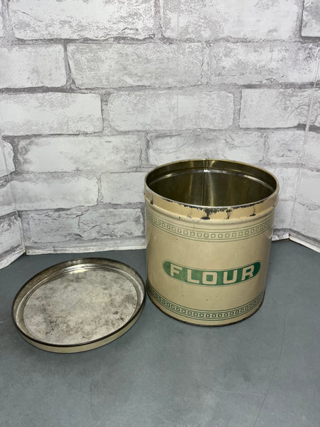 Vintage “Flour” Metal Canister