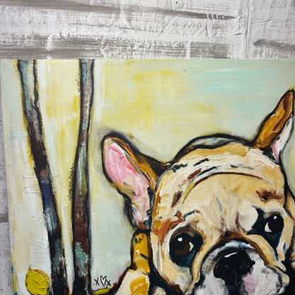 French Bulldog "Smushy" Canvas Art