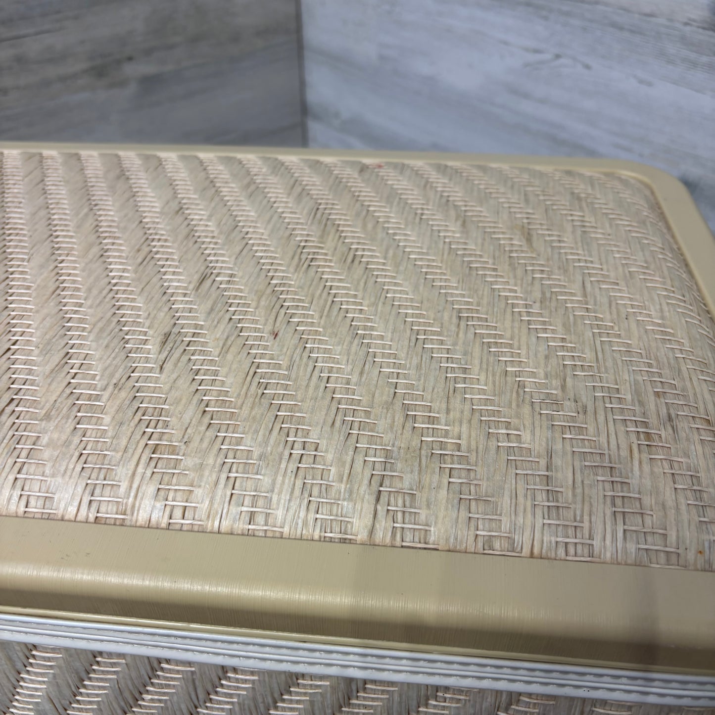 Mid Century Burlington Hamper