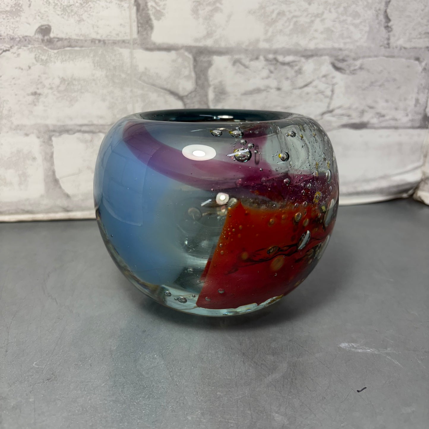 Blown Art Glass Bud Vase