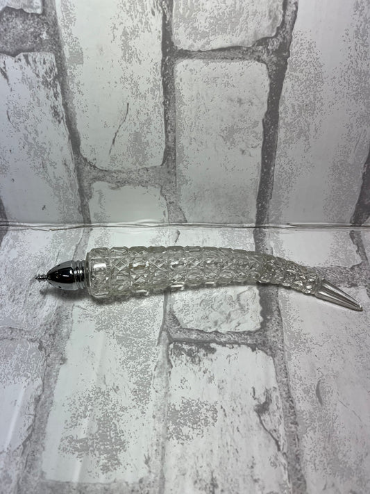 Antique Cut Glass Crescent Perfume Flask