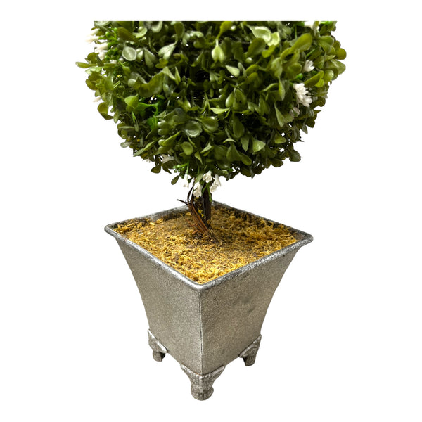Two Ball Boxwood Artificial Plant