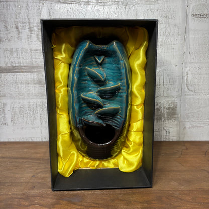 Turquoise Waterfall Incense Burner