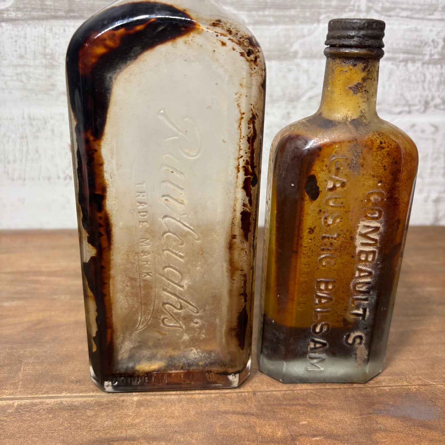 Antique Glass Bottle Set #8