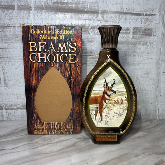 Vintage Beam’s Choice The Pronghorn Antelope Bourbon Decanter