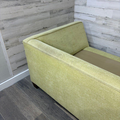 Small 2pc Green Sectional Couch