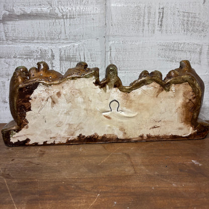“The Last Supper” Hanging Chalkware Sculpture