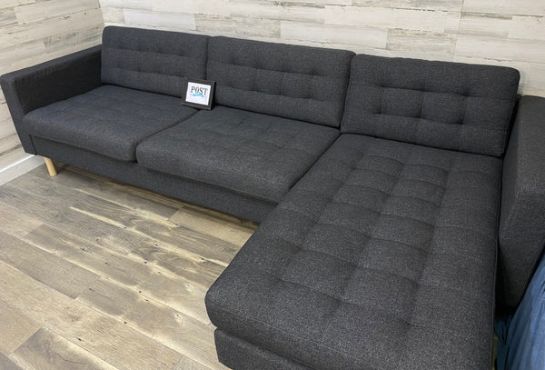 IKEA Dark Gray Modern Sectional Couch