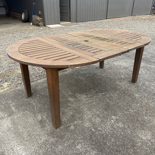 Pottery Barn Outdoor Teak Dining Table