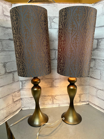 French Country Set Of Two Lamps