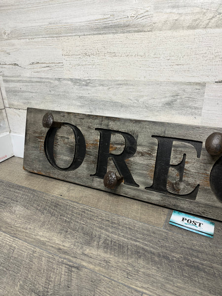 Rustic “Oregon” Coat Rack
