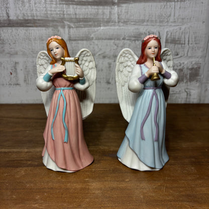Vintage Homco Porcelain “Heavenly Duet” Angels