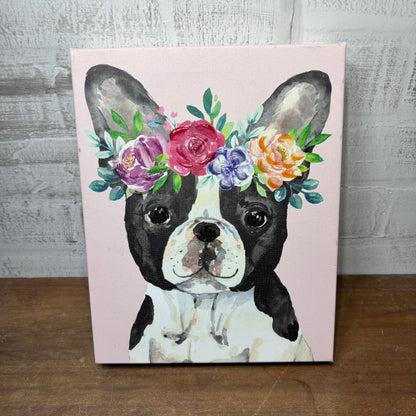 Boston Terrier / French Bulldog Canvas Print