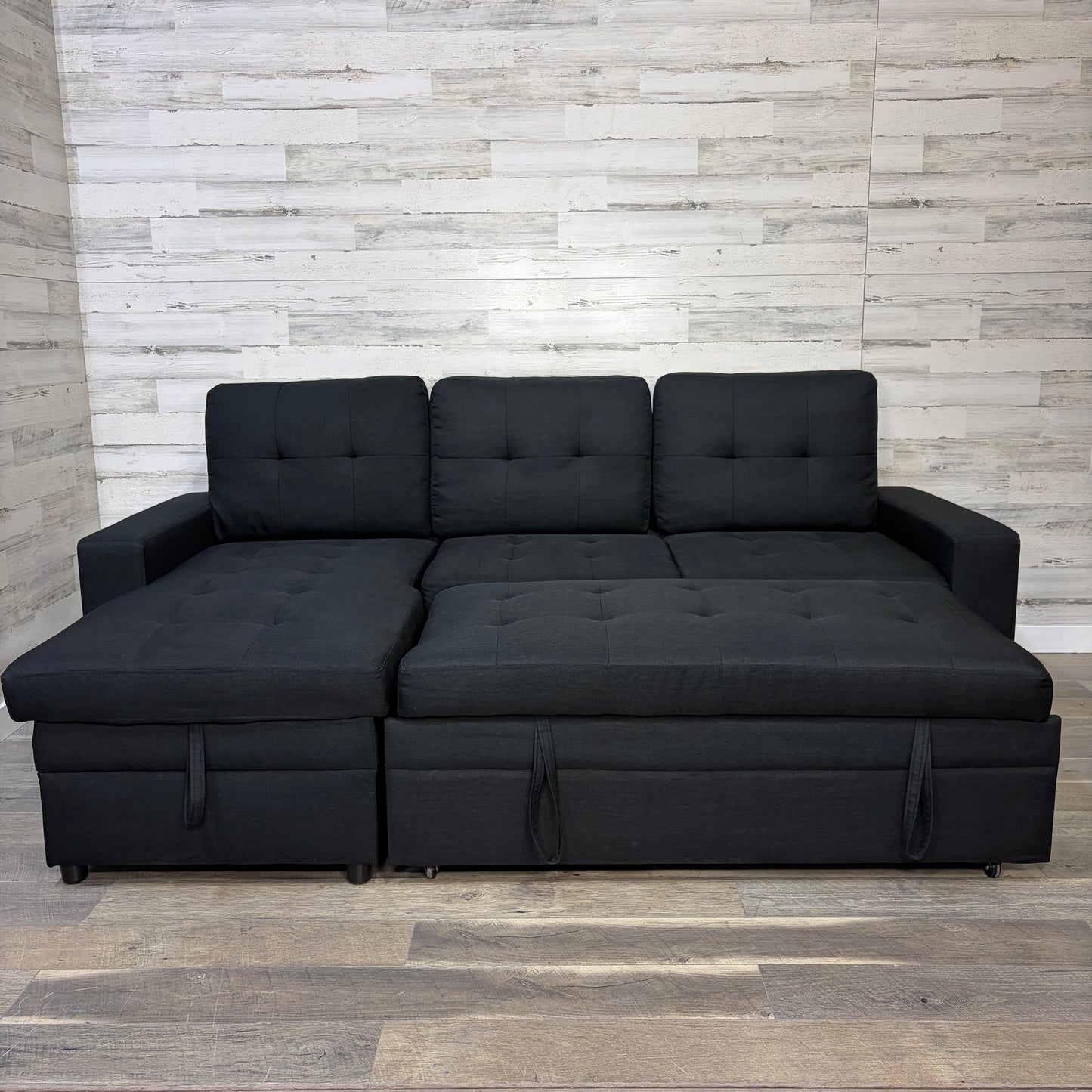 Reversible Sectional Pull Out Sleeper Couch
