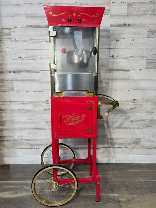 Nostalgia Vintage Professional Popcorn Machine & Cart