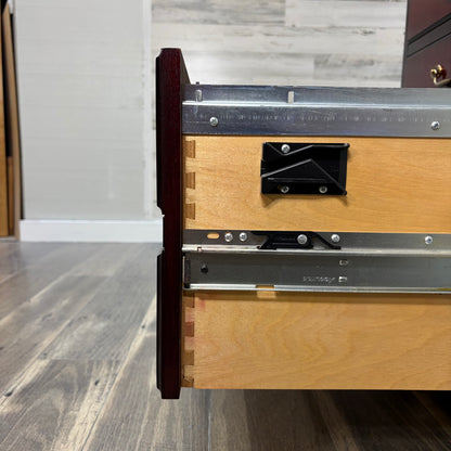 Vintage File Cabinet W/ Hutch