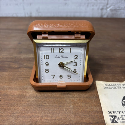 Vintage Seth Thomas Travel Alarm Clock