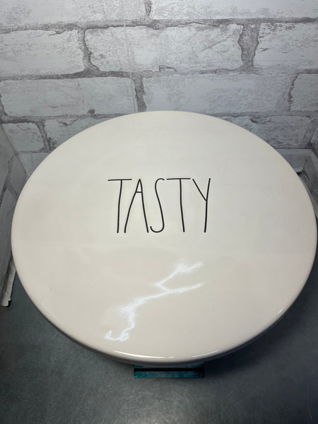 “Taste” Rae Dunn Ceramic Cake Stand