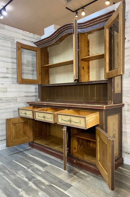 Rustic European Hutch