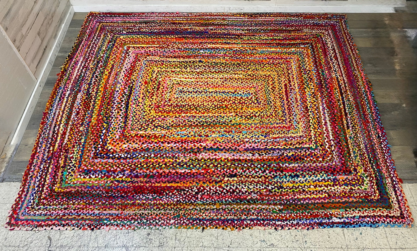 Rajrang Chindi Rag Rug 8x10