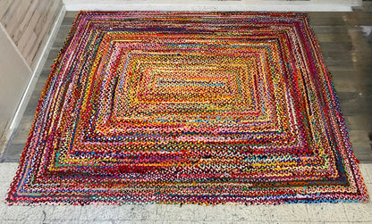 Rajrang Chindi Rag Rug 8x10