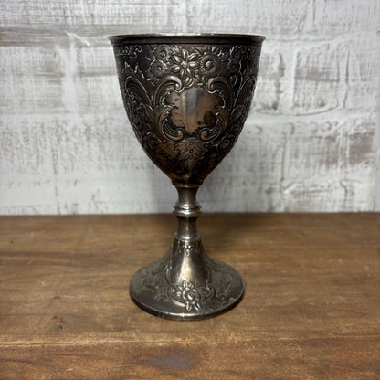 Victorian-Style Repoussé Goblet / Chalice