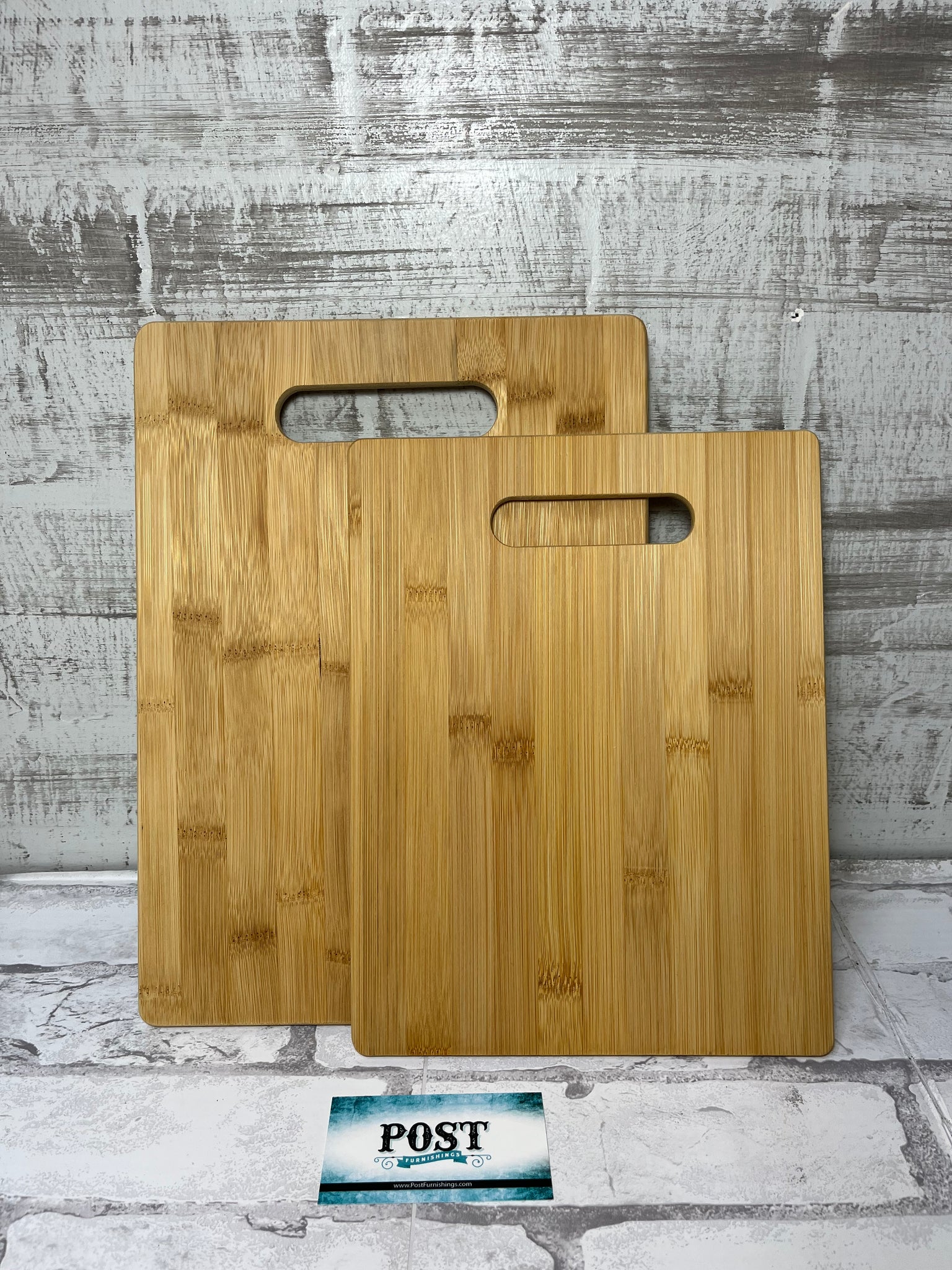 Bamboo Cutting Boards Set Of Two