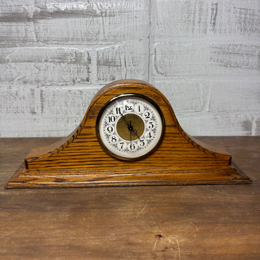 Vintage Wooden Mantel Clock