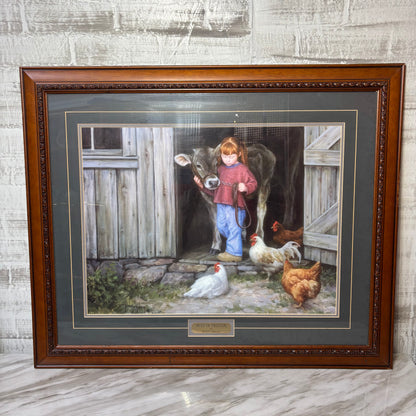 Framed Art Print Titled "Best of Friends" By Robert Duncan