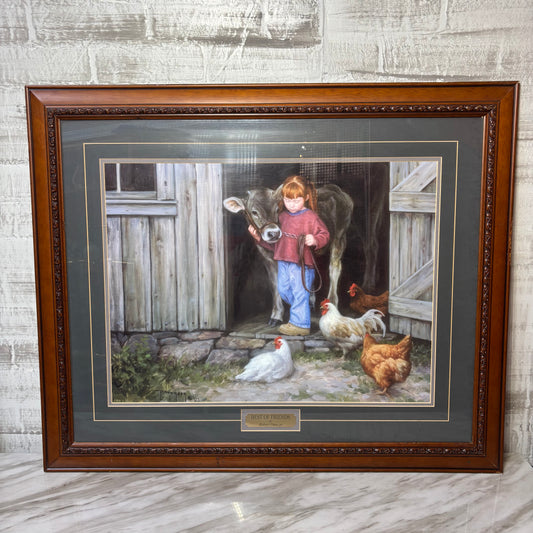 Framed Art Print Titled "Best of Friends" By Robert Duncan