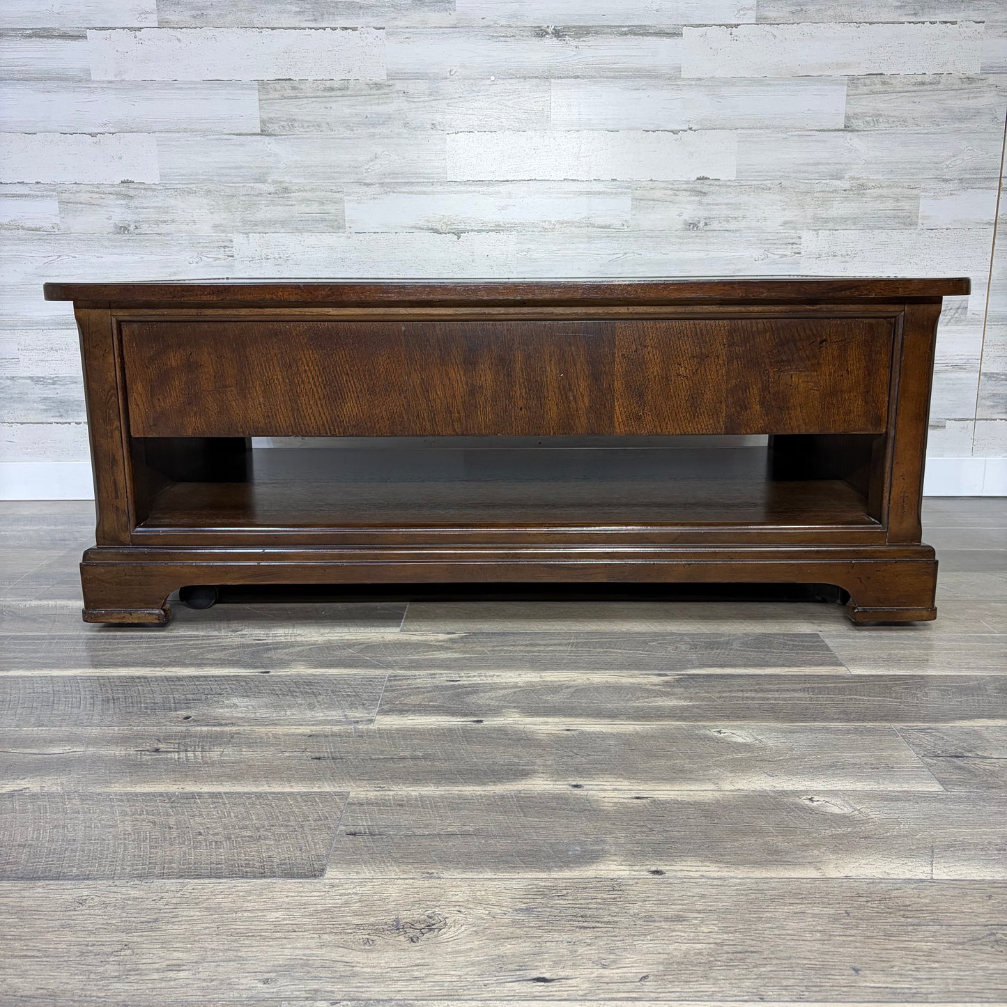 Rustic Coffee Table W/ Storage Drawers