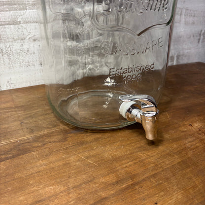 Mason Jar Beverage Dispenser 2 Gallon