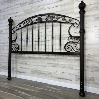 Hillsdale Chesapeake King Metal Headboard Rustic Brown