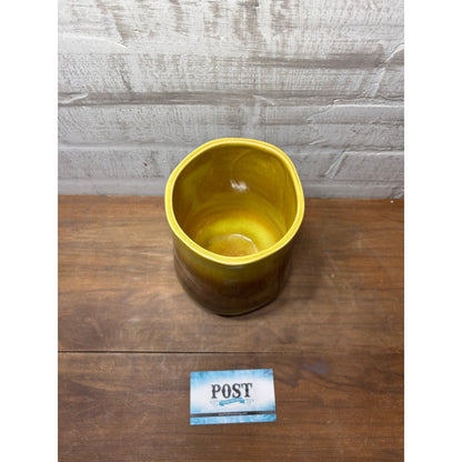 Ombré Glazed Clay Vase