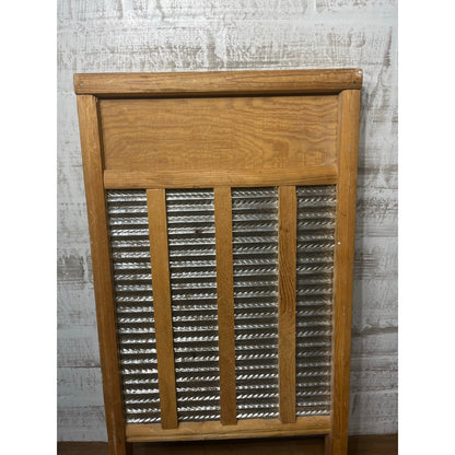 Antique Wooden Washboard